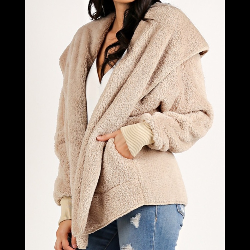 Angl Oversized Fuzzy Jacket